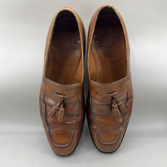 Barker Custom Grade Tassel Loafers Men Size 10 11 US Brown Leather Slip On Shoes main image 11